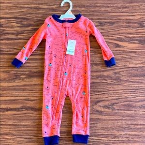NWT Carter’s 12 month shark pajamas.